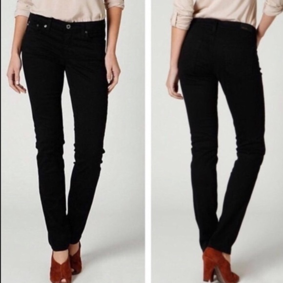 Ag Adriano Goldschmied Denim - AG black twill jeans